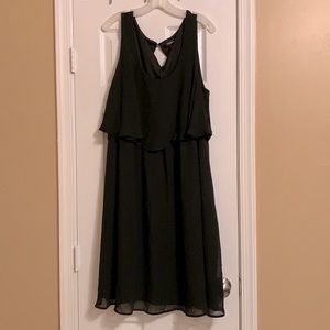 Sleeveless black dress